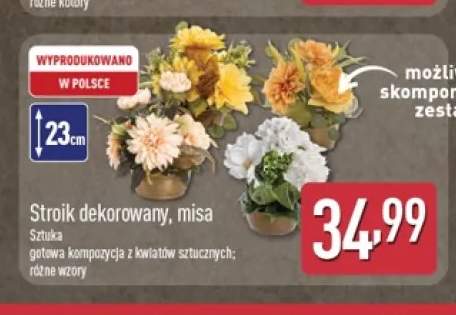 Stroik dekorowany misa