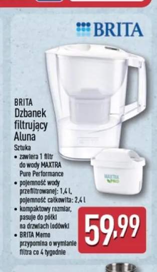 Dzbanek filtrujący Aluna Brita