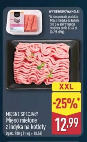 Mięso mielone z indyka na kotlety Mięsne Specjały