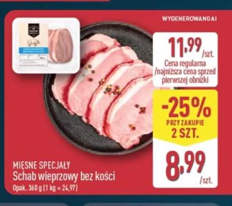 Schab wieprzowy bez kości Mięsne Specjały
