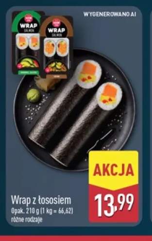 Wrap z łososiem