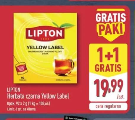 Herbata czarna Yellow Label Lipton