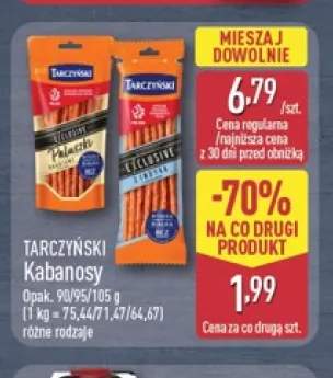 Kabanosy Exclusive z indyka Tarczyński +1 wariant