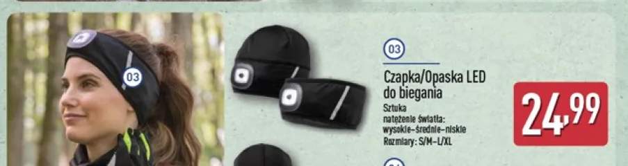 Czapka LED do biegania Crane +1 wariant