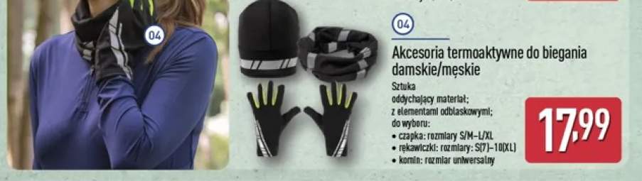 Czapka termoaktywna do biegania damska/męska Crane +2 warianty