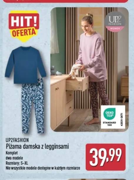 Piżama damska z legginsami Up2fashion