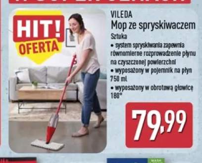 Mop ze spryskiwaczem Vileda