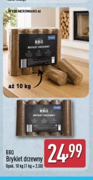 Brykiet drzewny Bbq
