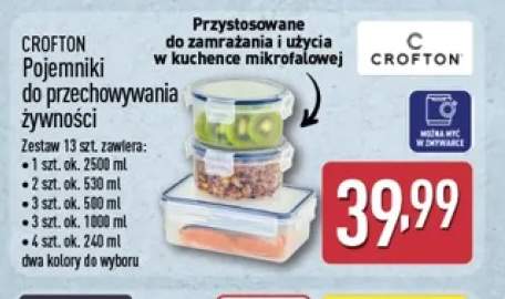 Pojemniki do przechowywania żywności Crofton
