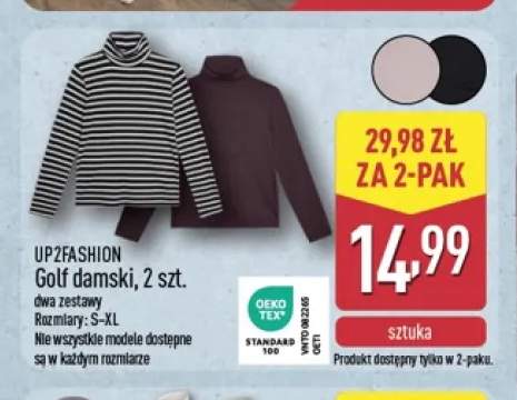 Golf damski 2-pak UP2FASHION