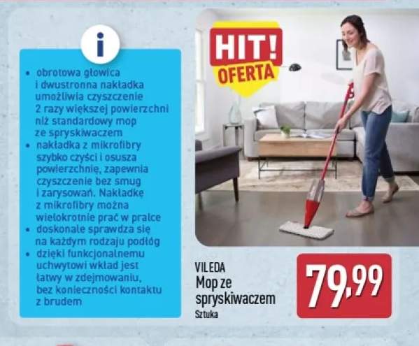 Mop ze spryskiwaczem Vileda