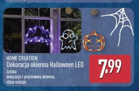 Dekoracja okienna Halloween LED Home Creation