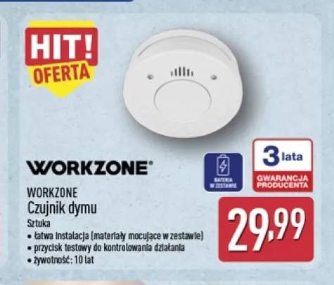 Czujnik dymu Workzone