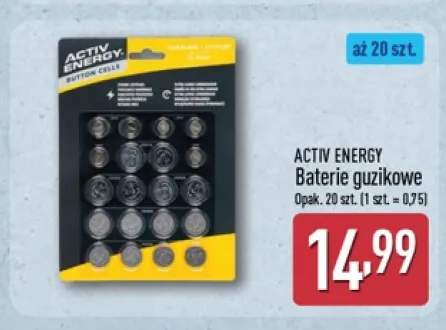 Baterie guzikowe Activ Energy