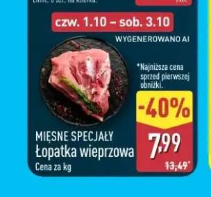 Łopatka wieprzowa Mięsne Specjały