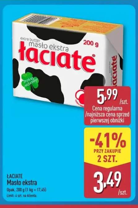 Masło ekstra Łaciate