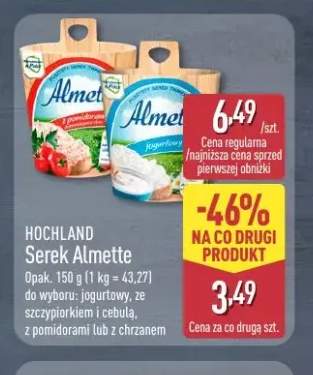 Serek Almette jogurtowy Hochland +3 warianty