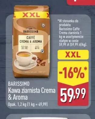 Kawa ziarnista Crema & Aroma Barissimo