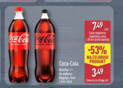 Napój gazowany Coca-Cola Regular +1 wariant