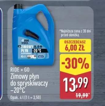 Zimowy płyn do spryskiwaczy -20°C Ride + Go