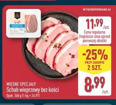Schab wieprzowy bez kości Mięsne Specjały