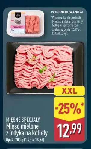 Mięso mielone z indyka na kotlety Mięsne Specjały
