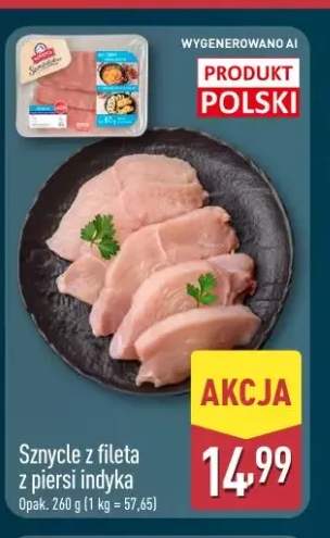 Sznycle z fileta z piersi indyka