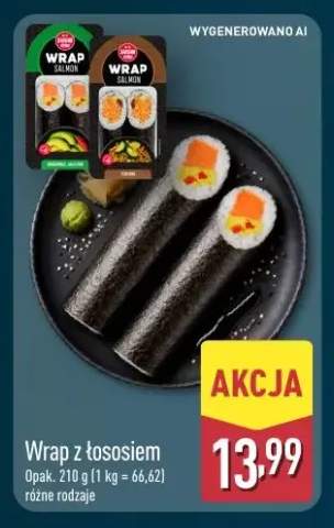Wrap z łososiem