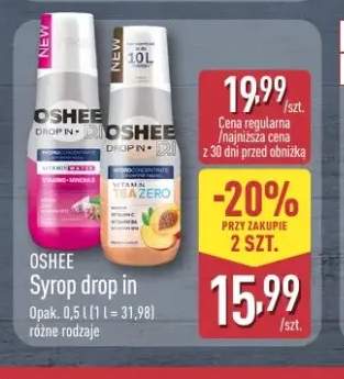 Syrop drop in Tea Zero Oshee +1 wariant
