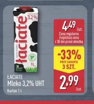 Mleko UHT Łaciate 3,2%
