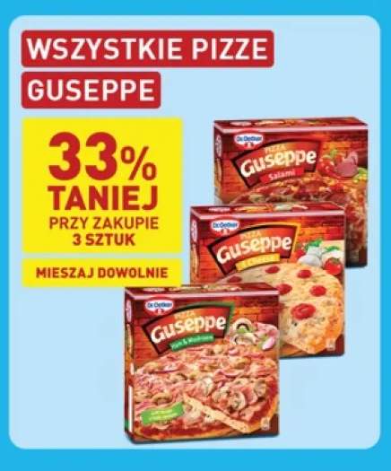 Pizza Guseppe Ham & Mushroom Dr. Oetker +3 warianty