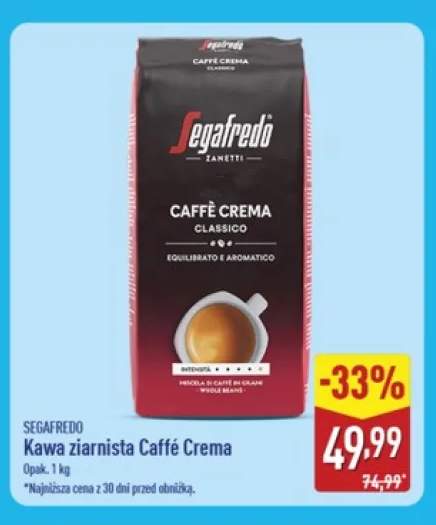 Kawa ziarnista Caffè Crema Segafredo