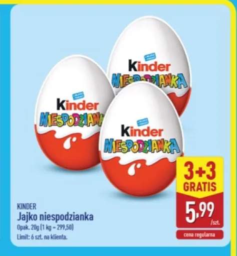 Jajko niespodzianka Kinder