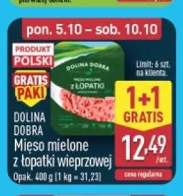 Mięso mielone z łopatki wieprzowej Dolina Dobra