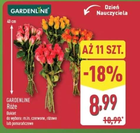 Róże bukiet 40 cm Gardenline