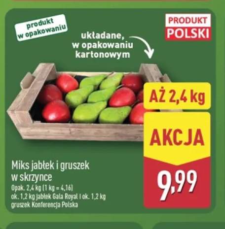 Miks jabłek i gruszek w skrzynce
