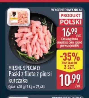 Paski z fileta z piersi kurczaka Mięsne Specjały