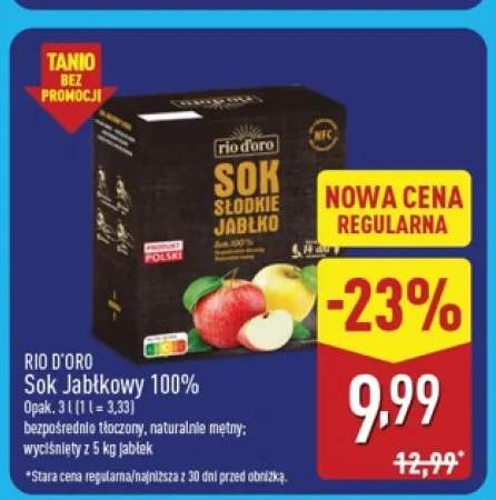 Sok jabłkowy Rio D'Oro 100%