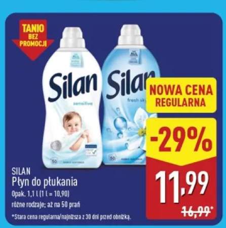 Płyn do płukania Silan sensitive +1 wariant
