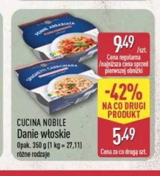 Danie włoskie Penne Arrabbiata Cucina Nobile +1 wariant