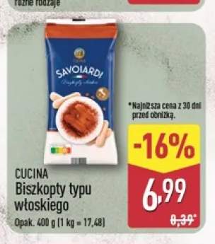 Biszkopty typu włoskiego Cucina