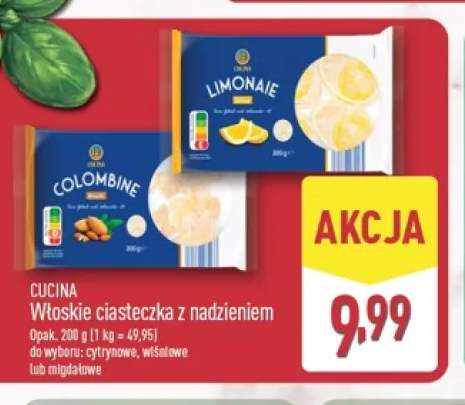 Włoskie ciasteczka z nadzieniem cytrynowe Cucina +2 warianty