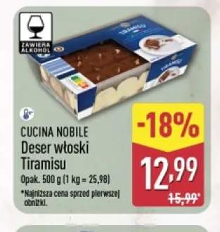 Deser włoski Tiramisu Cucina Nobile
