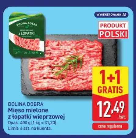 Mięso mielone z łopatki wieprzowej Dolina Dobra