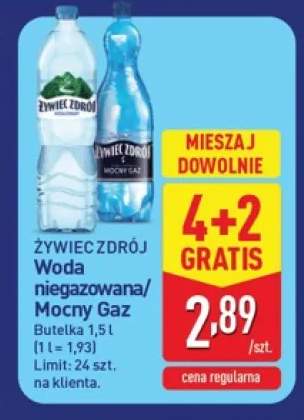 Woda niegazowana Żywiec Zdrój +1 wariant