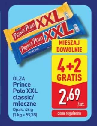 Wafel Prince Polo XXL classic Olza +1 wariant