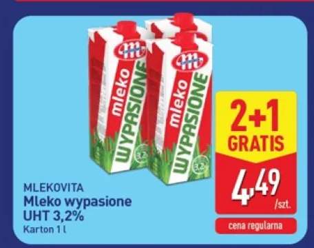 Mleko UHT Wypasione Mlekovita 3,2%