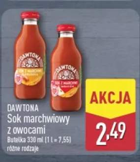 Sok marchwiowy z owocami Dawtona
