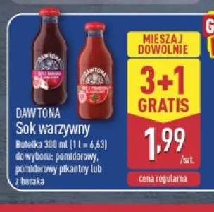 Sok warzywny pomidorowy Dawtona +2 warianty