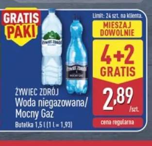 Woda niegazowana Żywiec Zdrój +1 wariant